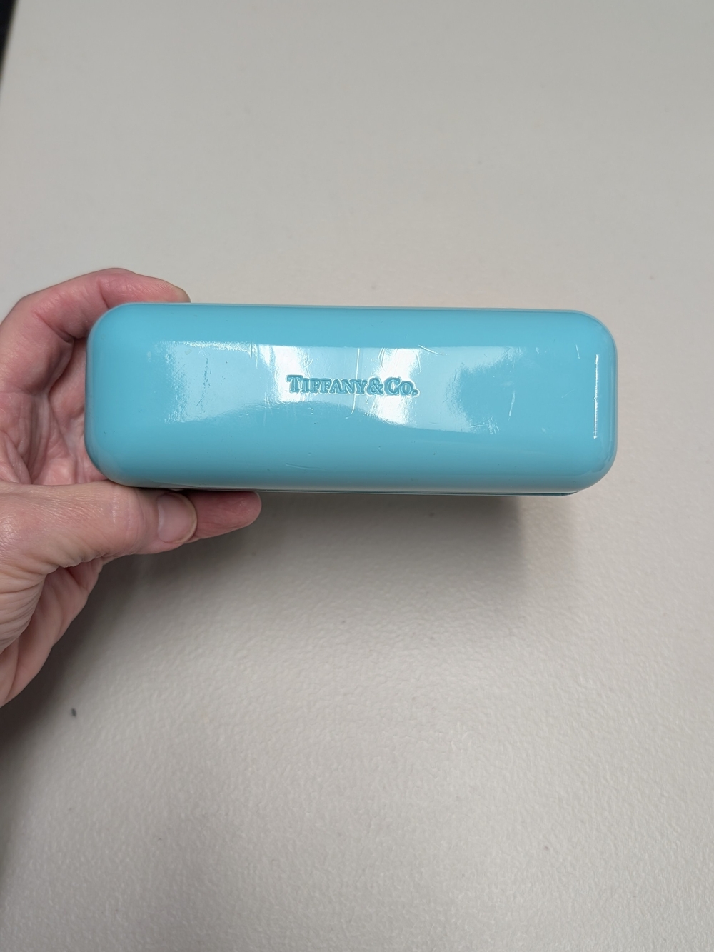 Tiffany & Co. Eyeglass/Sunglass Case in Signature Blue
